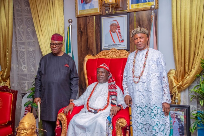 Akwa Ibom royal fathers receive Akpabio, declare support for him, Tinubu