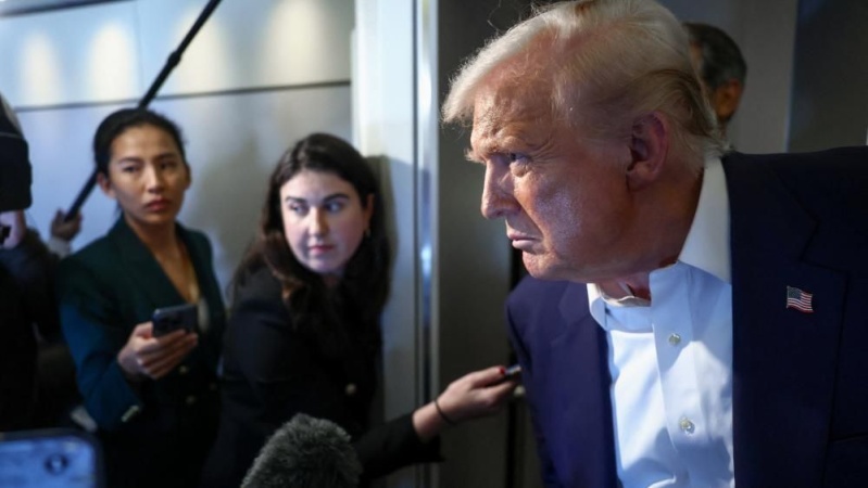 Trump does not rule out seeking third term ? but says he will not use VP loophole