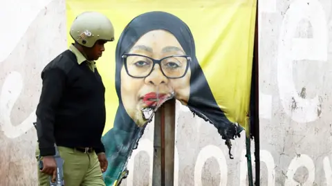 At least 240 charged with treason after Tanzania election violence