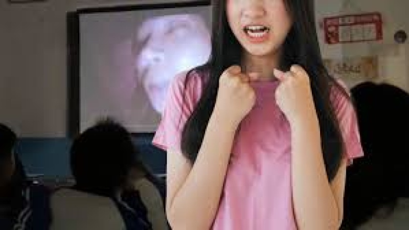 Female student develops mental illness after watching horror film in school