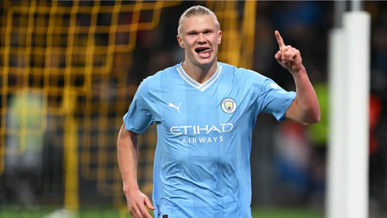 Premier League: Haaland strikes twice as Man City crush Bournemouth to move up to second