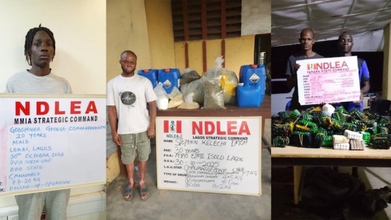 NDLEA arrests Saudi-bound drug lord, dismantles Lekki laboratory, recovers 148kg synthetic cannabis