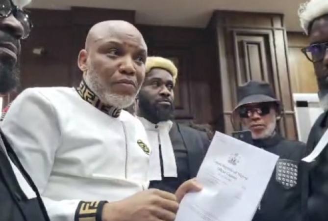 Nnamdi Kanu faults report certifying him fit to stand trial