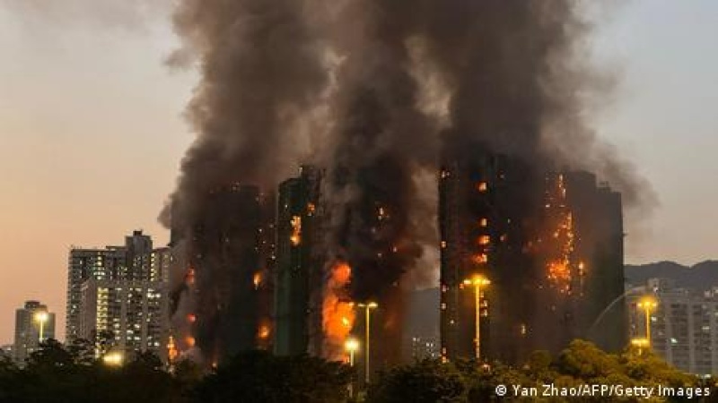 At least 44 killed in Hong Kong fire, hundreds missing