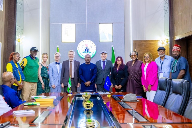 Enugu, EU strengthen partnership, as Mbah receives EU Delegation