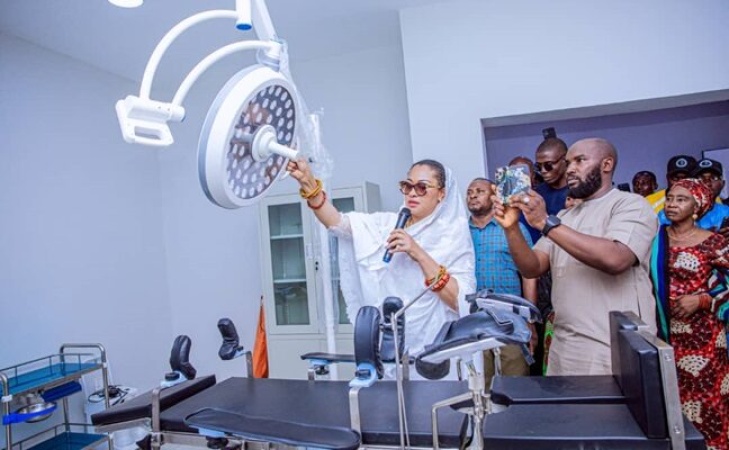 Senator Natasha commissions maternity centre to mark 46th birthday