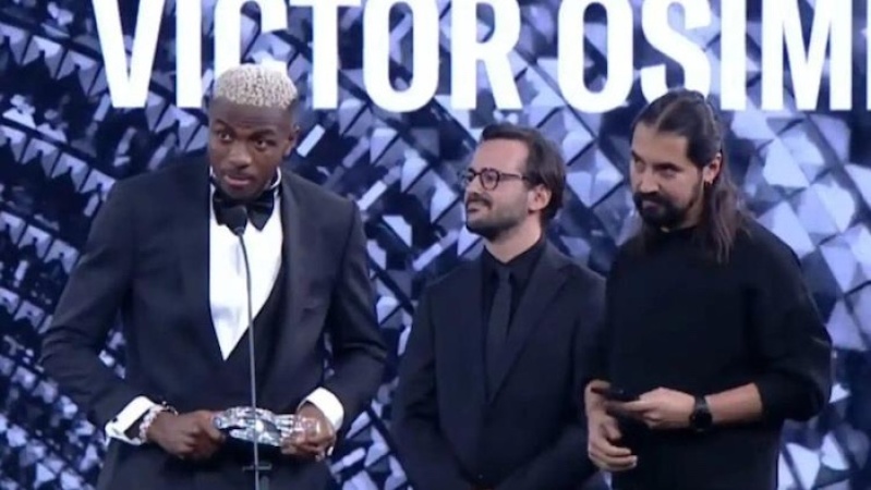 Osimhen makes history as first African to win GQ Türkiye sportsman ff the year
