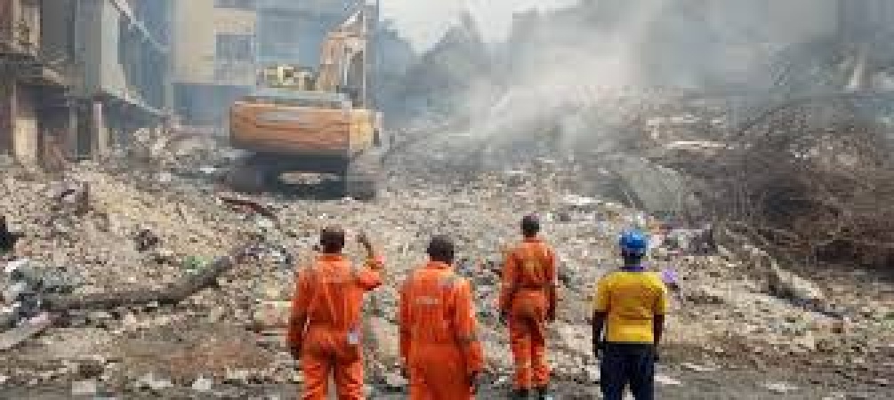 GNI building fire: Search underway after 3 bodies found