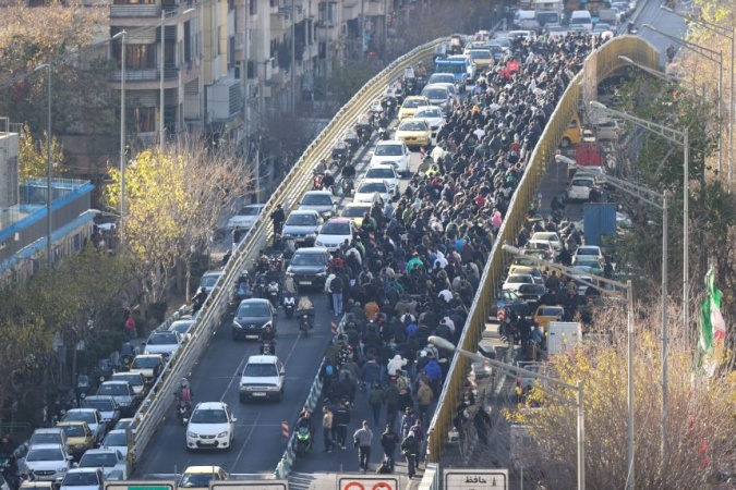 Protests erupt in Iran over currency’s plunge to record low