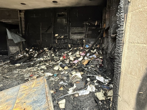 Suspect arrested after a fire destroys historic Mississippi synagogue once bombed by the KKK