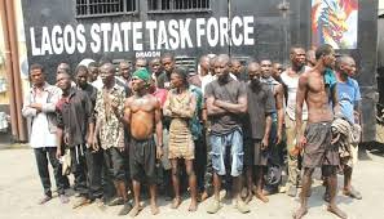 ‘Omotaku’: Lagos task force arrests 281 street urchins in massive raid