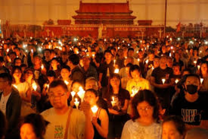 Hong Kong begins national security trial for organisers of Tiananmen vigils