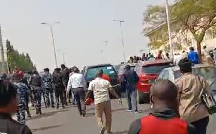 Angry workers chase Wike’s motorcade