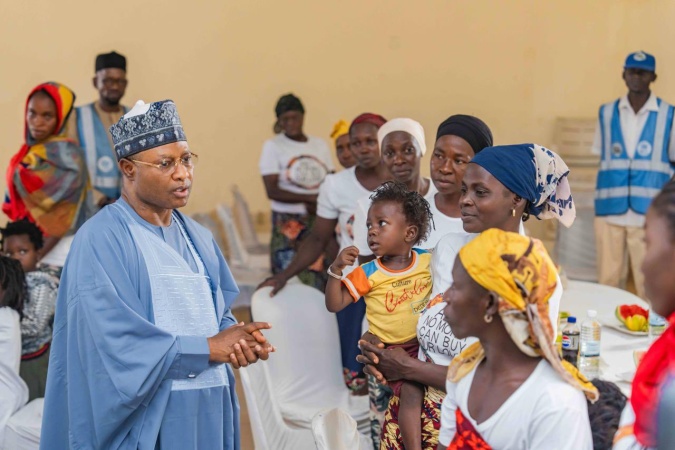 Sani receives 183 rescued Kurmin Wali abductees, approves road, military base for community
