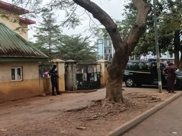 Heavy security as Nenadi Usman takes over LP secretariat
