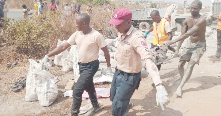 4 passengers burnt to death on Abuja-Lokoja road