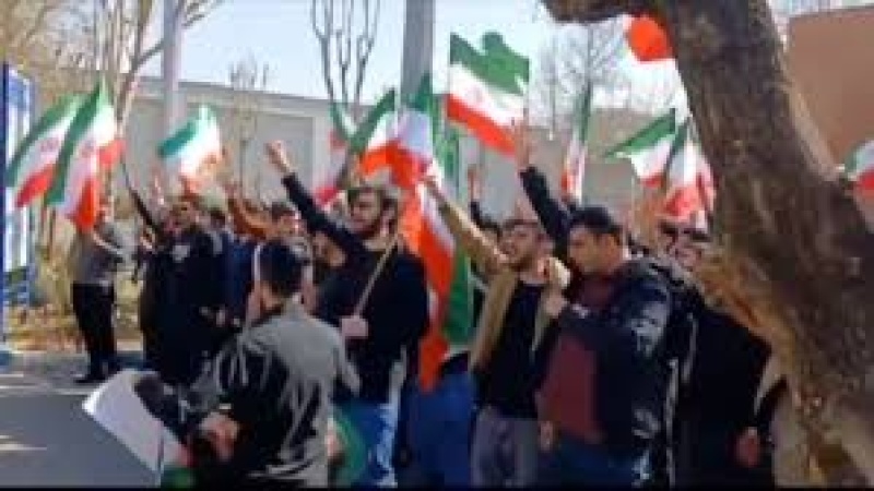 Iran students stage first large anti-government protests since deadly crackdown