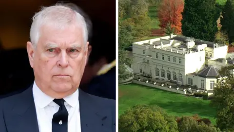 Andrew moves out of Royal Lodge home