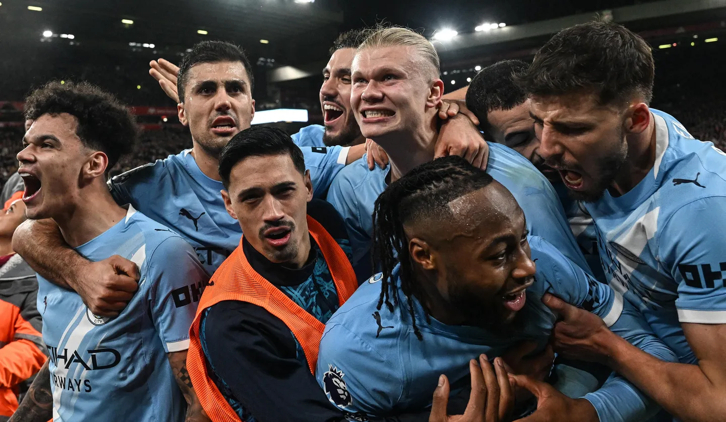 Man City close gap on Arsenal after INCREDIBLE comeback win at Anfield