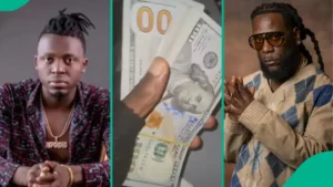 Nigerian comedian  verifies reality of $15,000 received from  singer Burna Boy