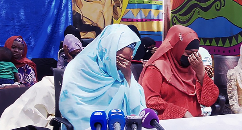 Alleged Coup: Sowore, wives of detained military officers protest in Abuja