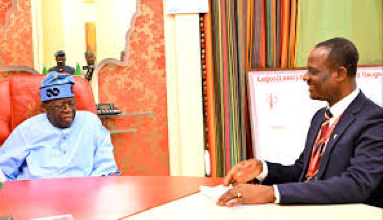 Tinubu, Finance Minister of State Nominee, Taiwo Oyedele, meet at State House