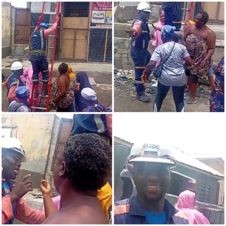 Women block DisCo officials from disconnecting power
