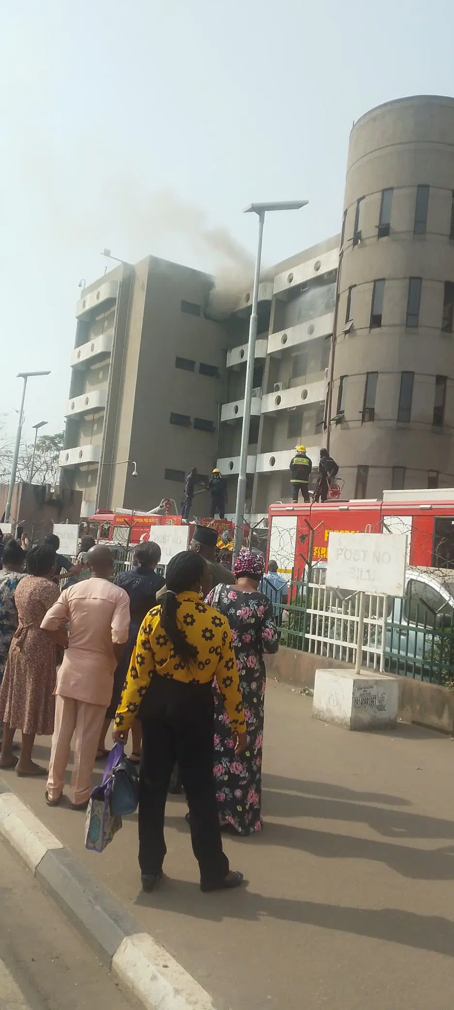Fire guts Head of Service building