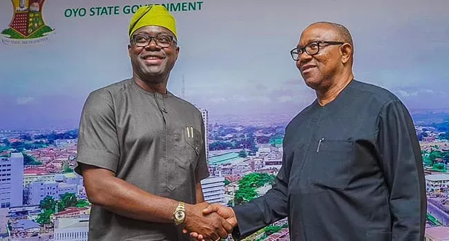 2027 election: Obi holds closed-door meeting with Makinde