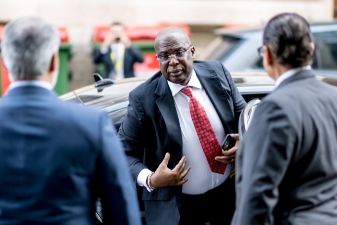 Heavy security as coup suspect arrives court for trial
