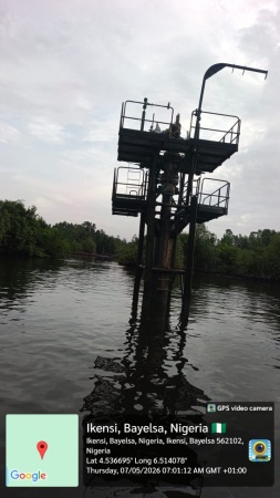 Nembe communities report underwater pipeline leak at OML 29 oilfields in Bayelsa