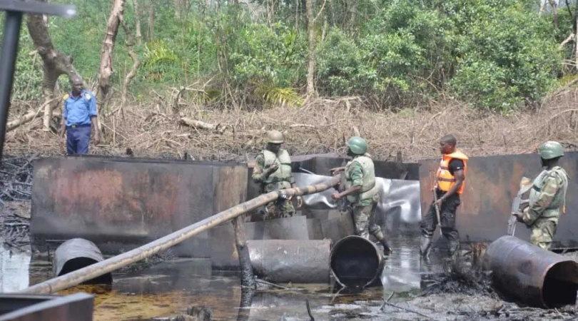 Navy cracks down on illegal fuel network in Rivers