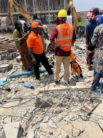 BREAKING: 4 confirmed dead as 3-storey building collapses in Abuja