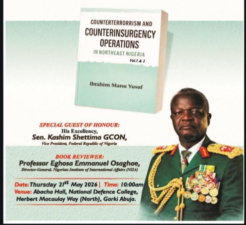 Shettima to unveil Gen IM Yusuf’s book on counterterrorism operations in Nigeria