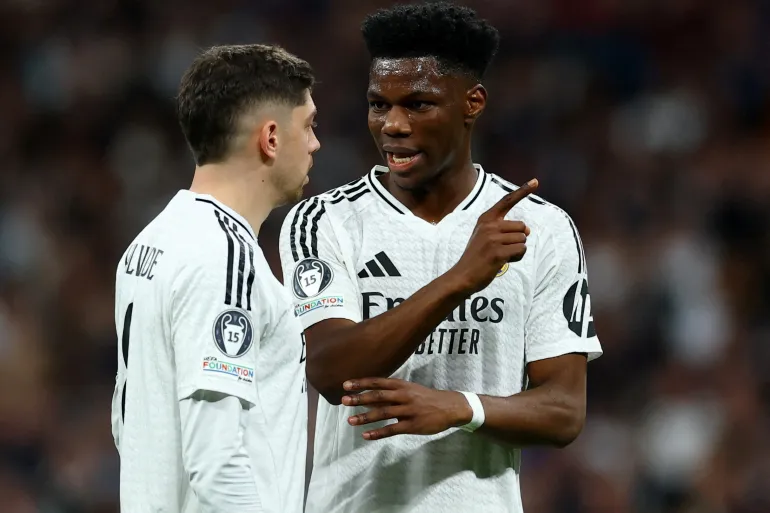 Real Madrid’s Valverde hospitalised with head injury after Tchouameni fight