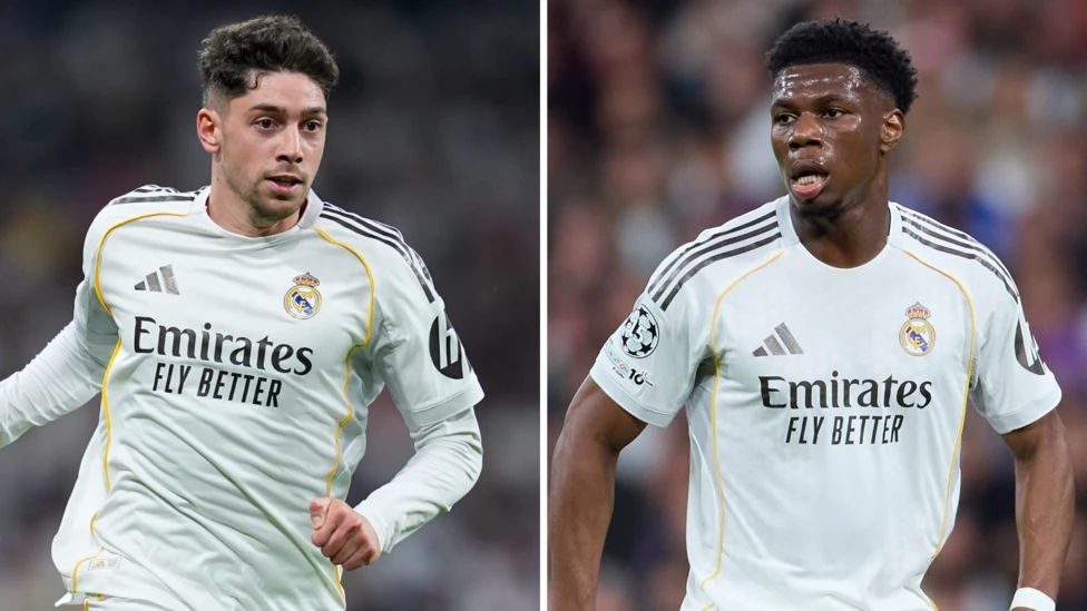 Real Madrid fine Valverde and Tchouameni for row
