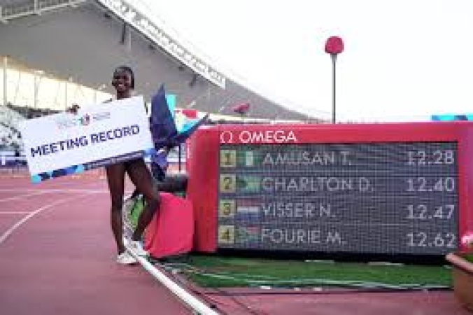 Amusan breaks record to win Diamond League