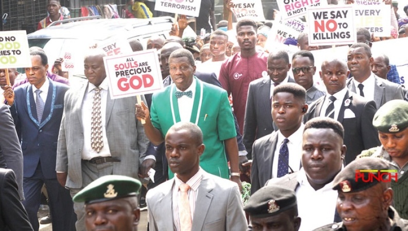 RCCG denies claims Adeboye cancelled planned protest