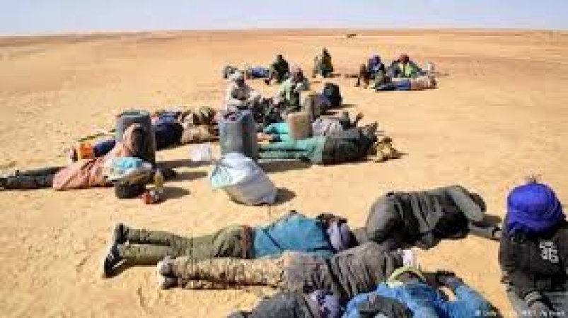 49 travellers die of thirst after getting lost in the desert 