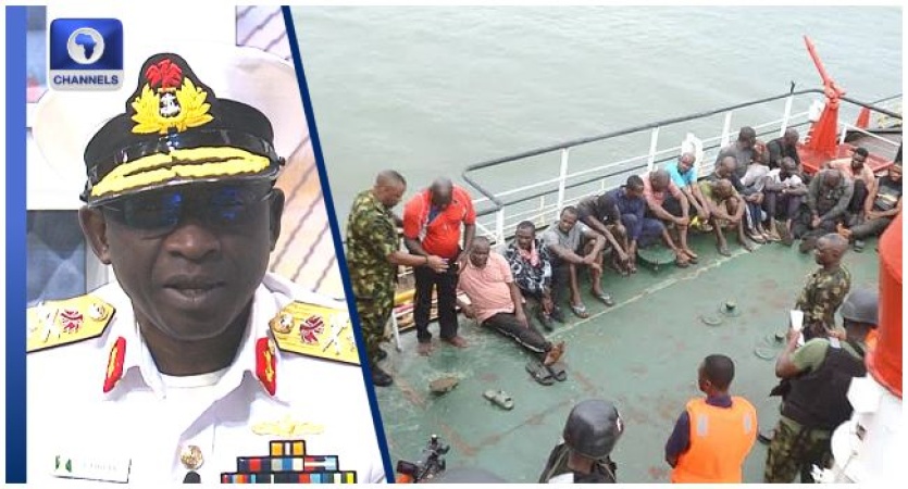 Oil theft kingpins remain elusive despite crackdown on illegal refineries — Naval Chief Abbas