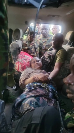 BREAKING: Troops rescue wife of late Gen. Rabe Abubakar after gun battle with bandits