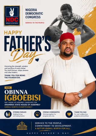 Don’t shirk your parental responsibilities, Igboebisi advises fathers