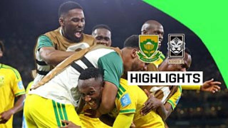 South Africa beat South Korea to reach knockouts for first time