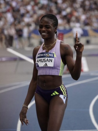 Amusan wins at Paris Diamond League
