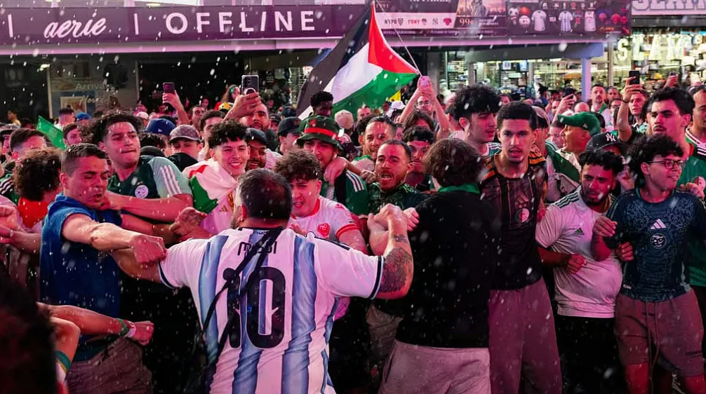 World Cup: Chaos as Algeria, Argentina fans clash in New York