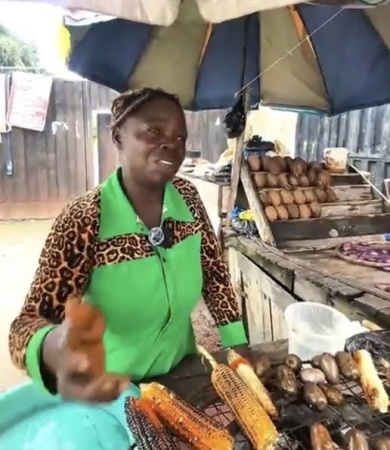 Video of corn seller claiming N2.5m monthly income sparks social media debate