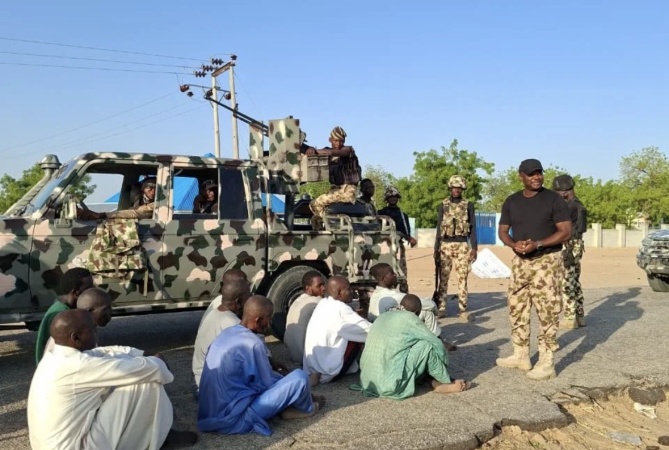 Troops nab 12 suspected Boko Haram collaborators in Borno
