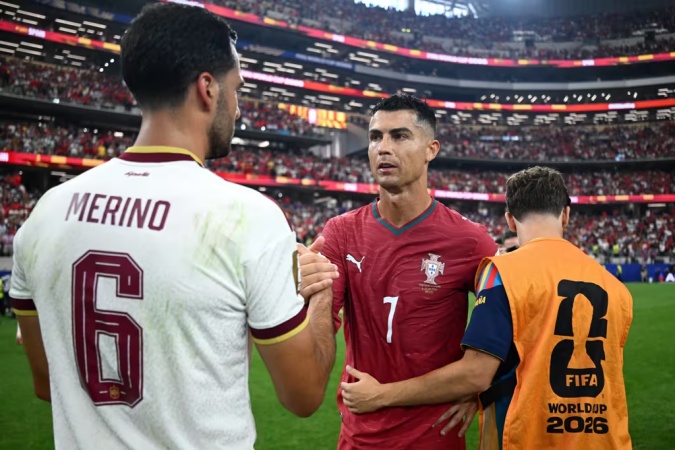 Ronaldo ends World Cup run on losing note as last-gasp Merino sends Spain past Portugal