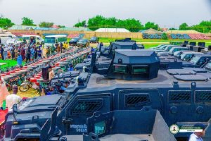 Defence Minister commissions 62 security vehicles, 320 motorcycles, high-tech equipment worth n27.6bn in Sokoto