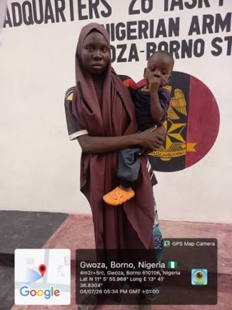 Troops intercept woman, child allegedly heading to terrorist enclave near Mandara Mountains